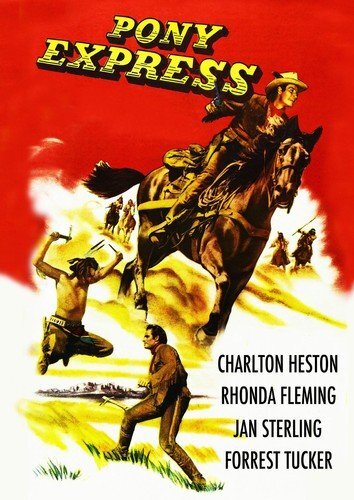 Pony Express (DVD) Charlton Heston Rhonda Fleming Forrest Tucker Jan Sterling