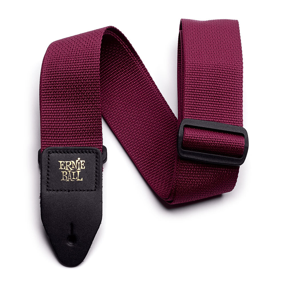 Ernie Ball Polypro 2"" Guitar Strap (Burgundy)