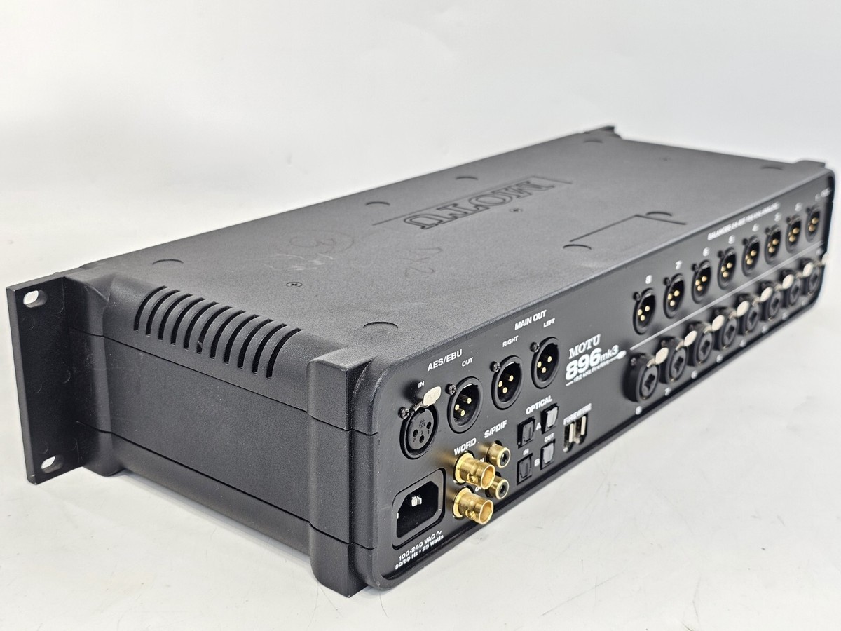 Motu 896 MK3 Firewire Audio Interface 896mk3 896 Mk3 | eBay Motu 896 MK3 Firewire Audio Interface 896mk3 896 Mk3 | eBay