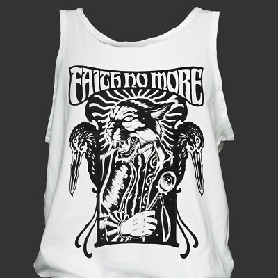Faith No More Metal Punk Rock T-SHIRT Trägertop Unisex Weiß S-2XL
