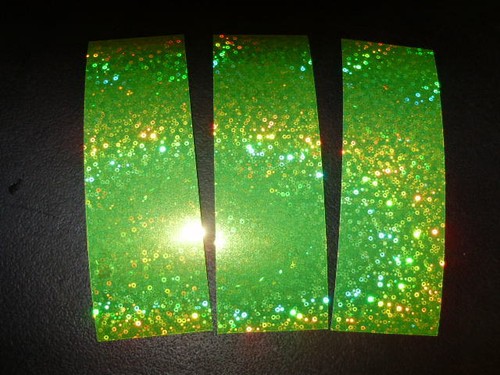 Mad River 2" x 6" Confezione da 3 NASTRI ESCA DA PESCA EXTREME SUPER HOLO - MINI BOLLE - Foto 11 di 12