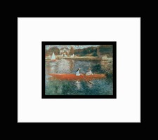 RENOIR - Custom Framed 'The Seine at Asni res' Art Print