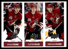 Dylan Strome/Clayton Keller/Christian Fischer 2017-18 Upper Deck Team Triples
