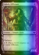 MTG Magic the Gathering Unholy Officiant (286/596) Innistrad Crimson Vow LP FOIL