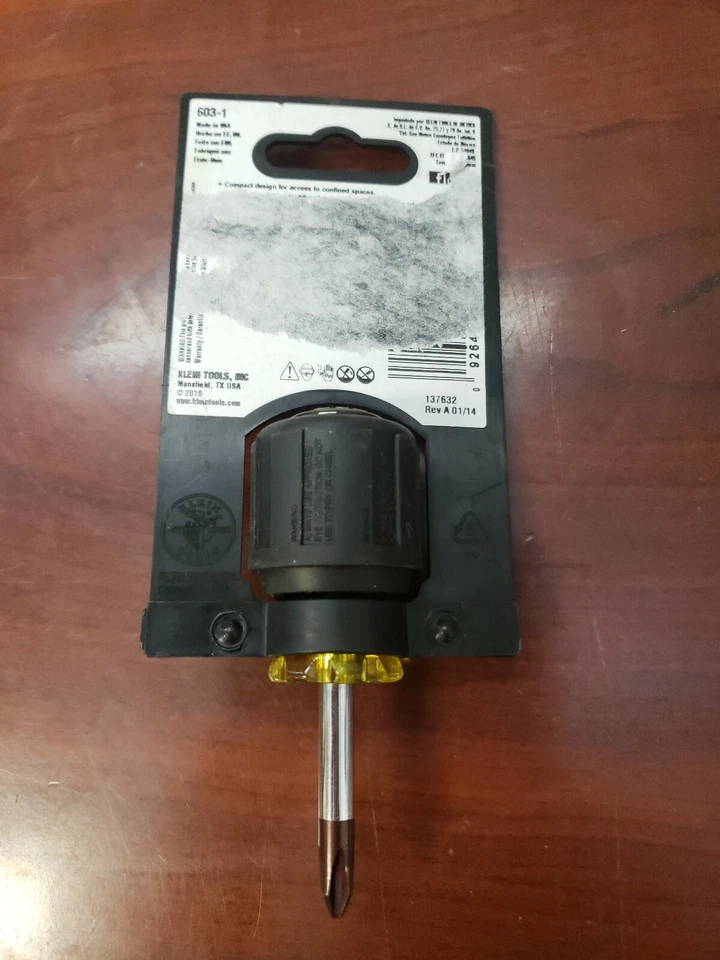 Klein Tools 603-1 Torx Shank Phillips Head Screwdriver c-x - Image 3 of 4