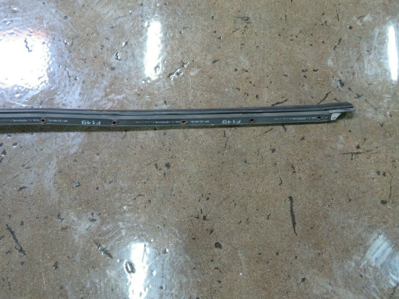 Ferrari California,LH Left, Outer Door Glass Scraper Molding, Used, P/N 69878100