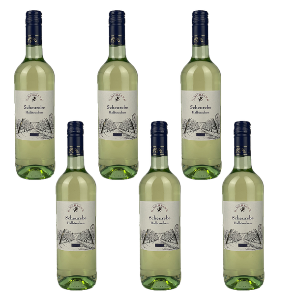 G.Schlink Scheurebe Qba, Halbtrocken, Sortenreines Weinpaket (6X0,75L)-image