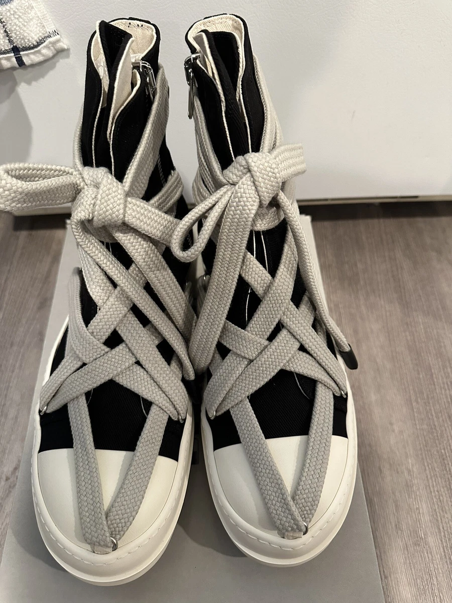 Rick Owens Drkshdw Jumbo Lace Hexa Ramones Black Size 42 | eBay