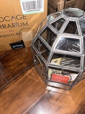 Urban Born Handmade Birdcage Large Glass Terr...