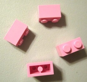 Lego 1x2 Pink Bricks (50 pieces) #3004