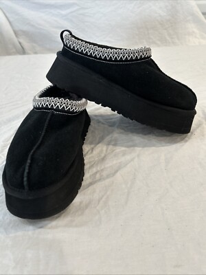 UGG Tazz Slipper, Size US 6- Black, Womens