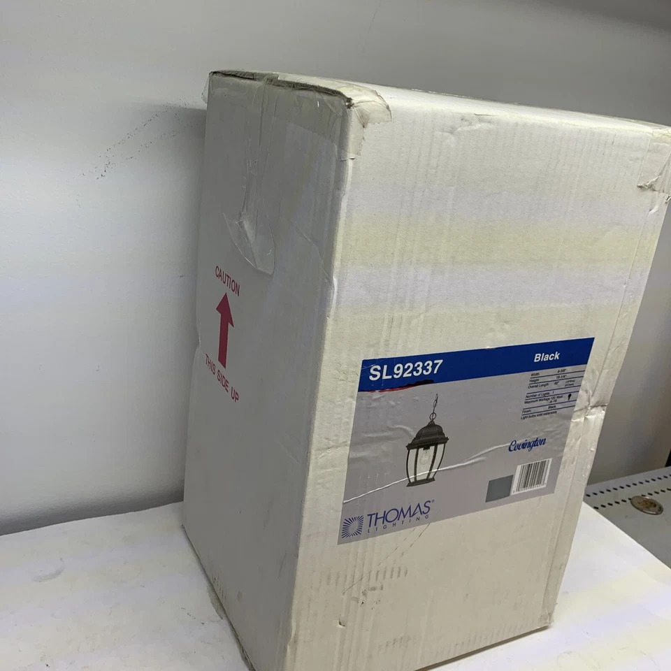 Thomas Lighting Covington 1-Light Pendant Lantern, Black - SL92337 Ceiling Fixtu - Image 4 of 4