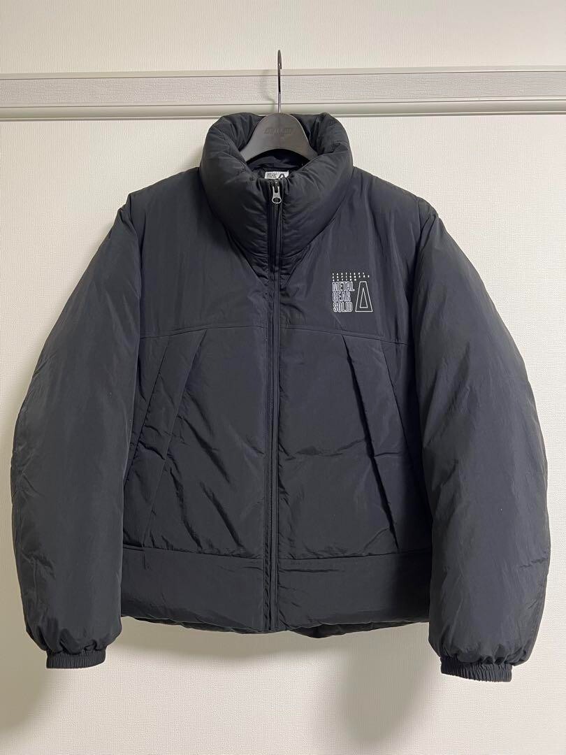 METAL GEAR SOLID GU Blouson Jacket zip logo color black size M