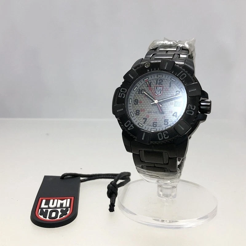 LUMINOX Navy Seal 6300 Series 20th Anniv Limited 6310 Watch Black Carbon  Quartz