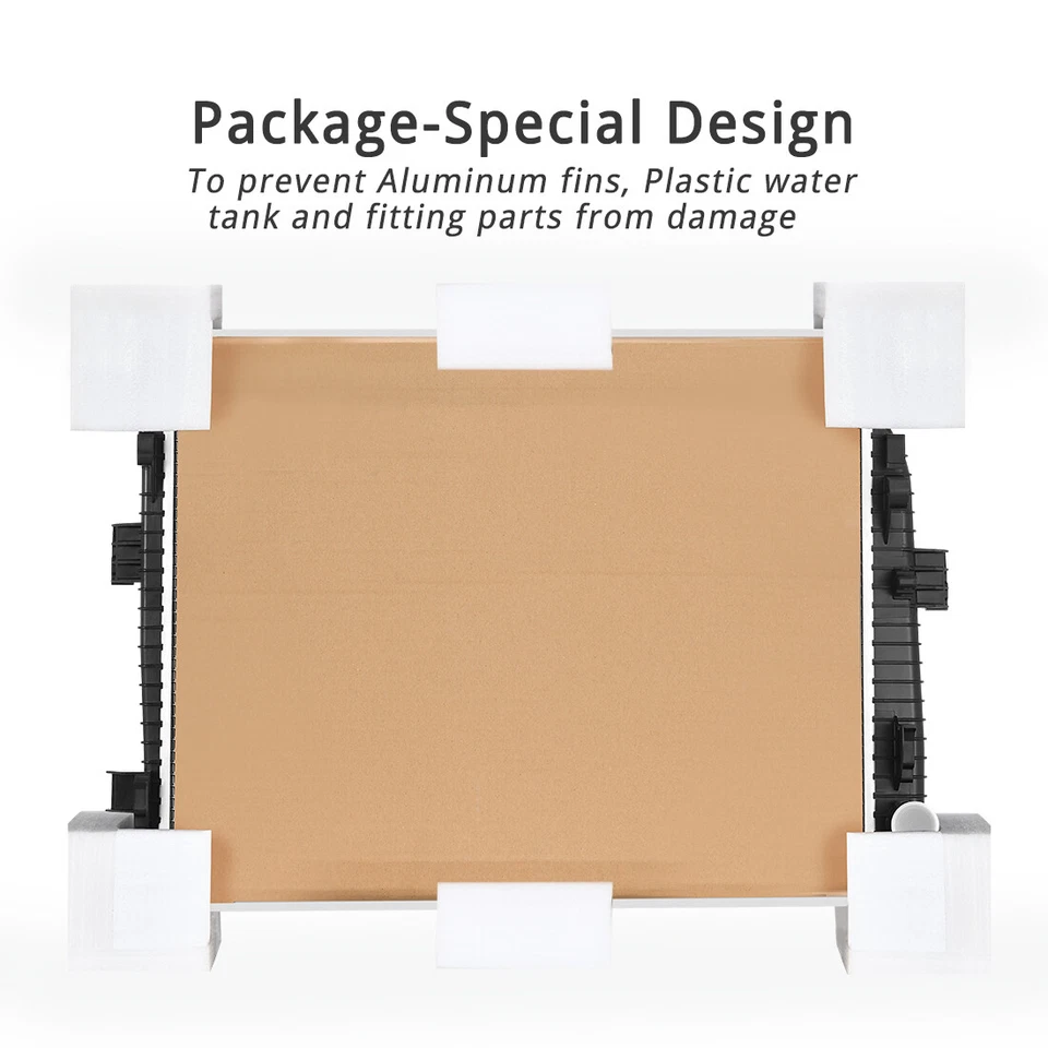 Radiador 13656 para Dodge Durango Jeep 2016-2021/Grand Cherokee V6 3,0 L 3,6 L Foto 3 de 4