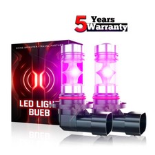 2pcs 90059006 Pink Purple High Power Smd Led Fog Lights Driving Bulbs 3000k 2pcs 90059006 Pink Purple High Power Smd Led Fog Lights Driving Bulbs 3000k