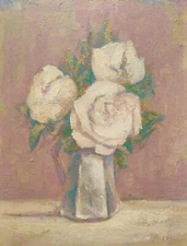 Original Painting Flowers Still life Signed Art hand painted