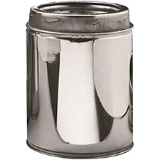 Selkirk Sure-Temp 6 in. D X 6 in. L Stainless Steel Chimney Pipe