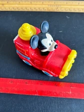 Disney Vtech Go Smart Wheels Mickey Mouse Fire Truck Lights Sounds Works