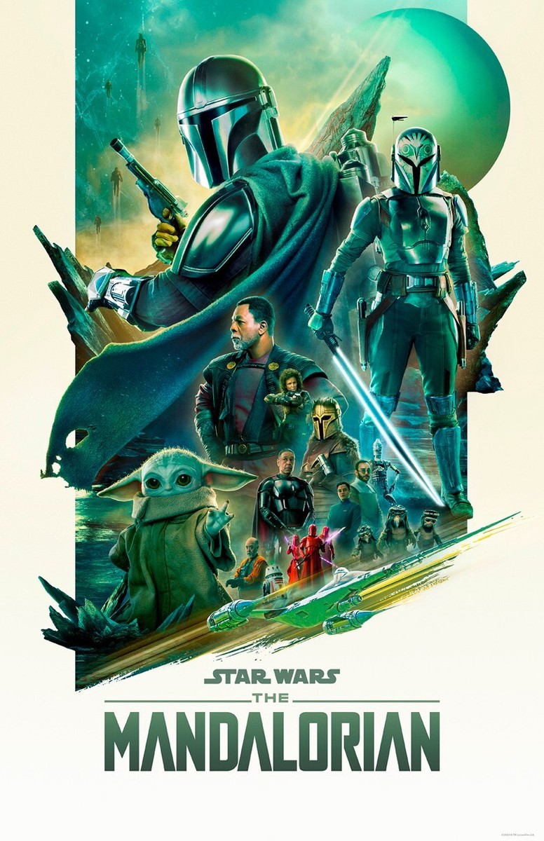 Star Wars poster - The Mandalorian poster (eee) - 11 x 17