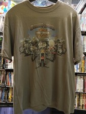 Vintage Harley Davidson Looney Tunes Running With The Pack T-Shirt Size XL 2000
