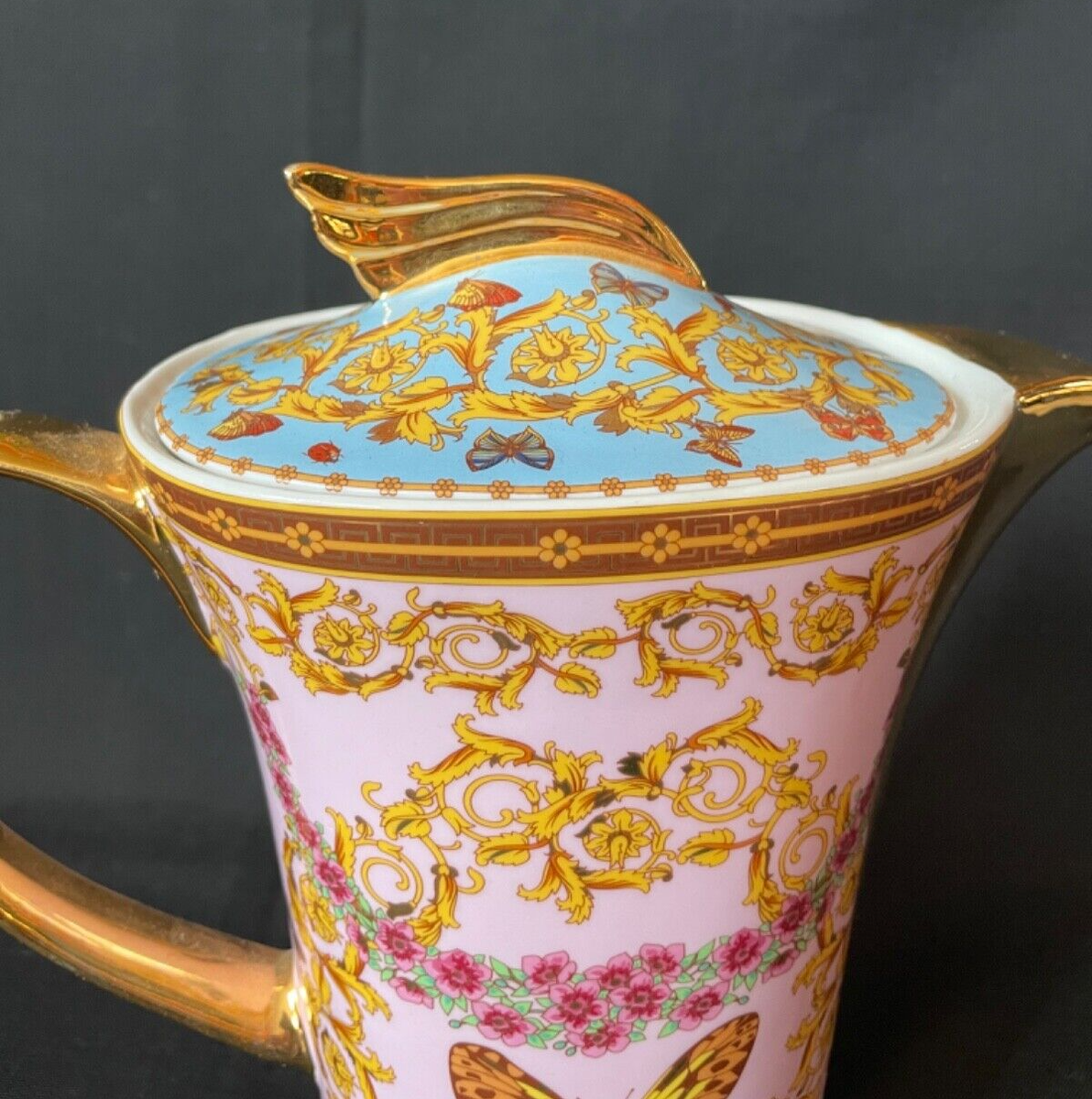 Le Jardin de Versace Rutherford Style Butterfly Garden Coffee Set