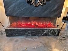 Gazco Onyx Avanti 190RW Electric Fire 1.9m media wall fire ex display