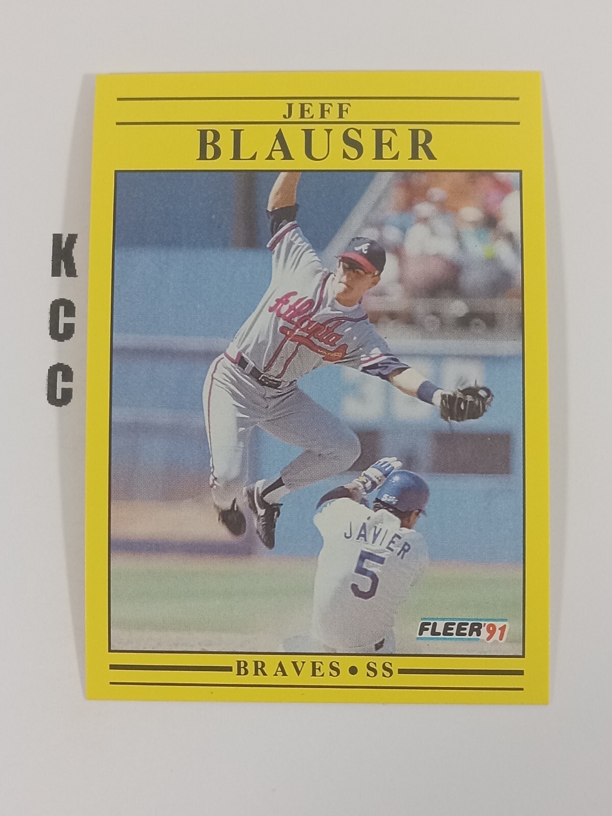 1991 Fleer MLB Baseball Atlanta Braves #683 Jeff Blauser