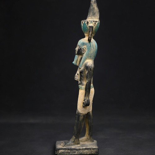 Raro Antiguo Egipto Antigüedades Nefertum Dios de la Flor de Loto Faraónico BC - Imagen 7 de 8