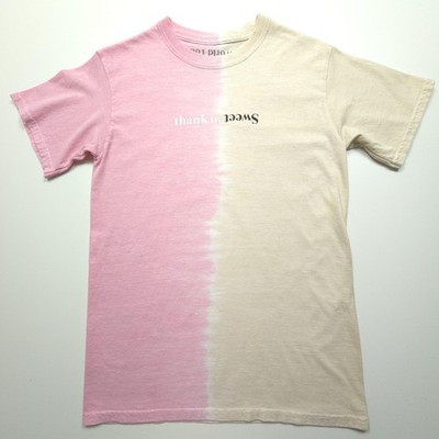 Ariana Grande Mens Shirt Small Pink Tan Sweetener World Tour Thank U Next Tee
