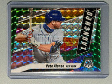 2021 Panini Mosaic Launched Mosaic Green #1 Pete Alonso Mets Orioles