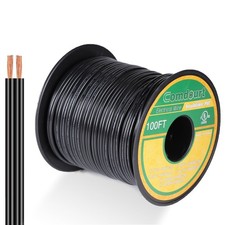 18/2 Low Voltage Landscape Lighting Copper Wire 100FT 18 Gauge 2 Conductor