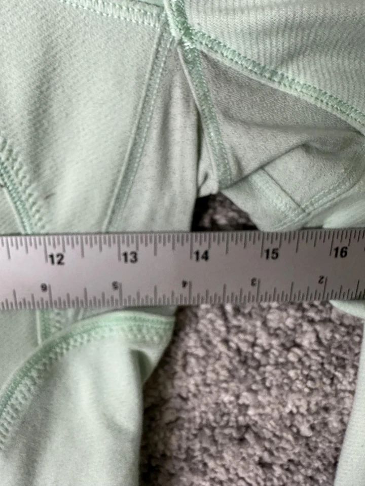 Chaqueta Lululemon Define para mujer 2 verde menta cremallera completa agujeros para los pulgares yoga atlético Foto 2 de 4