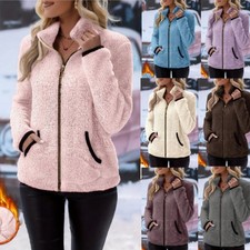 Double-Sided Fleece Zip-Up Cardigan - Casual Plush Hooded Jacket for Men Women W