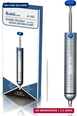 Kaisi Solder Sucker No Clog Desoldering Pump with Powerful Vacuum Suction Replac
