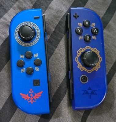  Official Nintendo Switch JoyCon Controllers Skyward Sword Edition W/ Straps