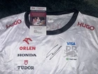 Liam Lawson Signed Visa Cash App Racing Shirt Formula 1 Superstar JSA Auth