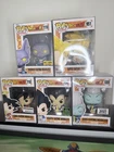 Funko Pop Dragon Ball Z Goku Vegeta Gohan Whis Beerus Eating Noodles - FULL SET