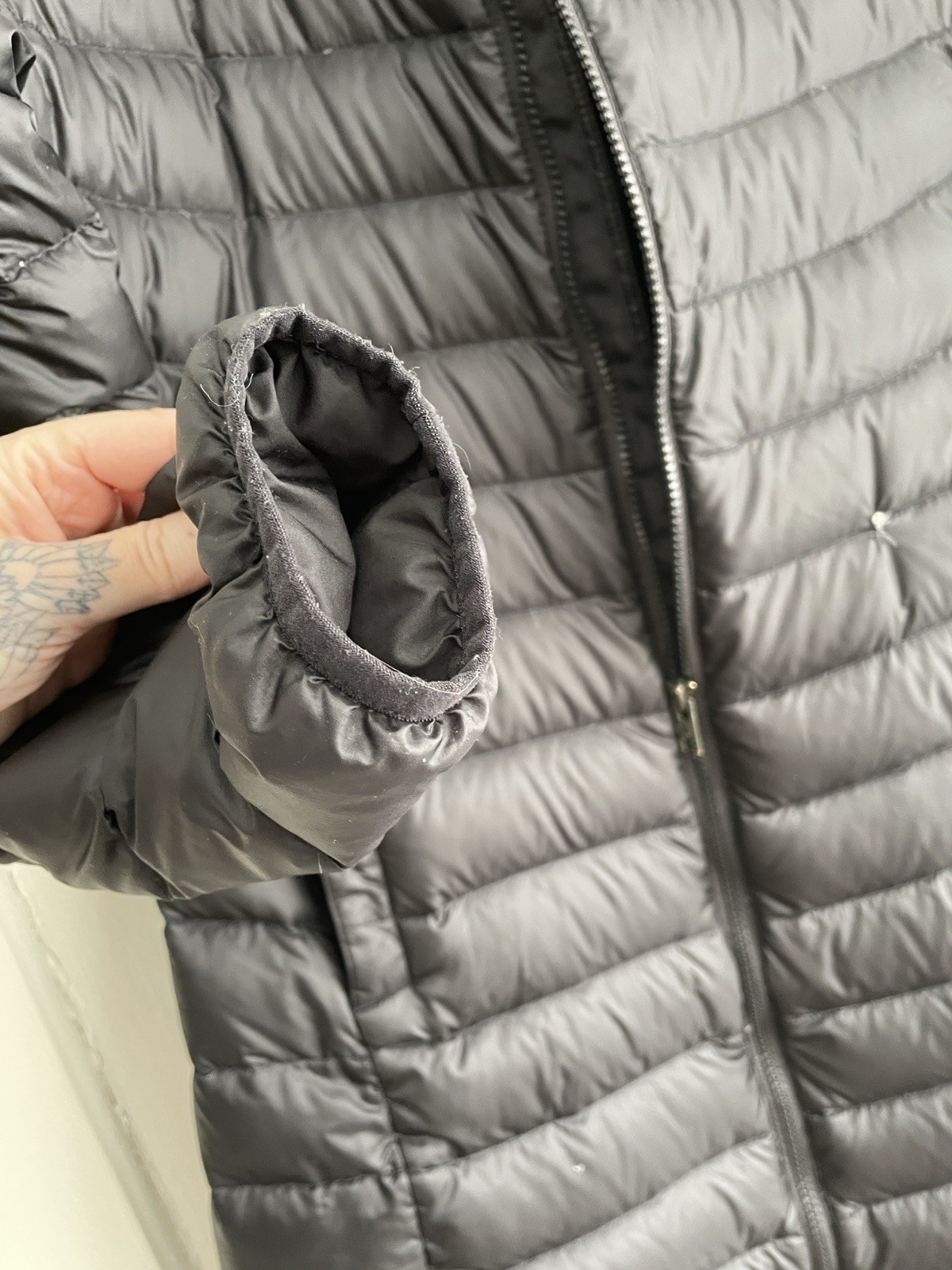  The North Face Coat Womens Small  Black 700 Down Long Puffer Parka Jacket S/P   thumbnail 6