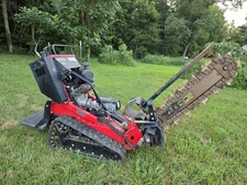 2023 Barreto RTK 20 Stand On Trencher 20hp honda with low hrs (181)  36" bar