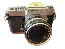Nikkormat EL w/ lens