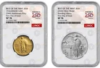 2026 W Standing Liberty Gold Coin & Silver Medal Set NGC SP70 First Day Issue %