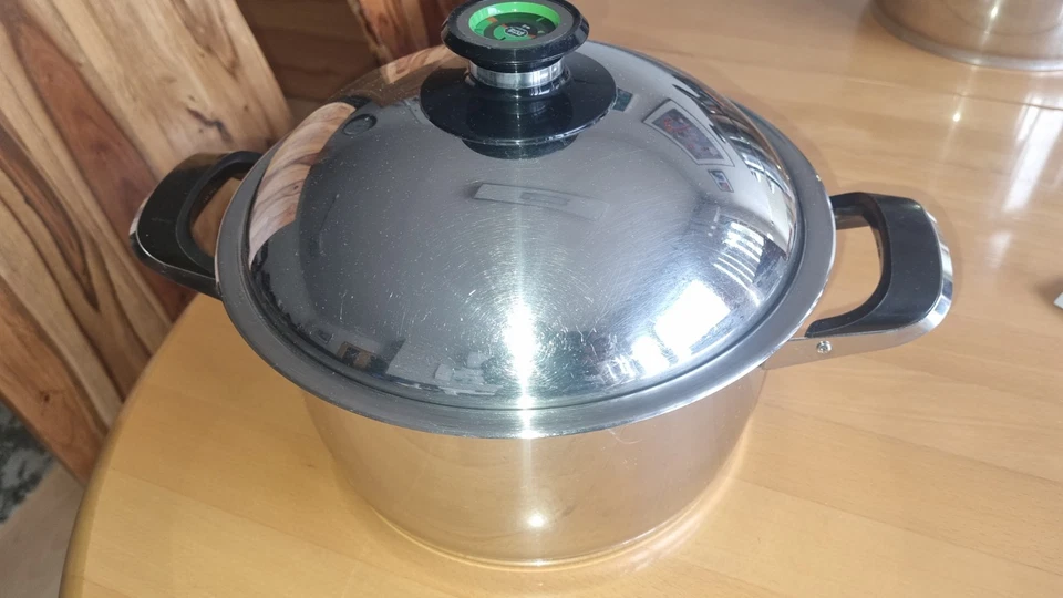 AMC  Topf  mit Visiotherm mit Deckel   5,2L  24cm Durchmesser 