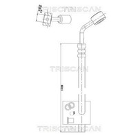 Triscan Hydraulikschlauch Servoleitung Lenkung Passend FüR VW NEW | 8516 29077