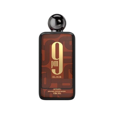 Afnan 9 PM Elixir Intense Extrait De Parfum Cologne Unisex 100 ML Brand New