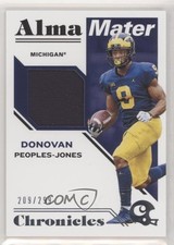 2020 Chronicles Draft Picks Alma Mater Materials /299 Donovan Peoples-Jones 1u6