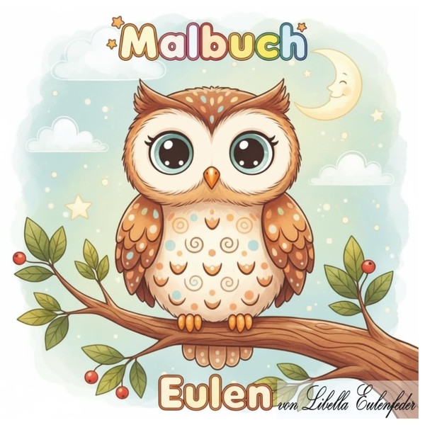 Eulen Malbuch FüR Erwachsene, Ausmalbuch, Kreativ, Entspannung-image