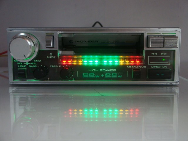 Vintage Pioneer Lonesome Car Boy KA-500 Cassette Deck Amp Built-in