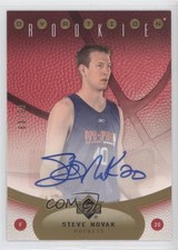 2006-07 Upper Deck Ovation Rookie Gold 63/99 Steve Novak #117 Auto 06bg