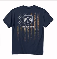 RAM U.S. Flag Camo Short Sleeve T-Shirt NEW Fast Free Ship Gift All Size